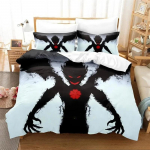 3D-prinditud Anime Black Clover Voodipesukomplektid peen vooditarvete komplekt tekikott vooditekkide komplekt luksuslik s&uuml;nnip&auml;evakingitus 70x133cm 2pcs