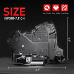 Esipoolne Vasak Parempoolne Ukse lukustusmootor Sobib Toyota Camry/Corolla/Highlander jne. 69040-AA050 Front Door Left Side