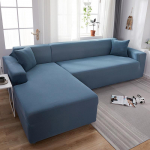 Nordic Chaise Longue elastne diivani kate &ndash; universaalne kogu hooaja padjakatte komplekt two people 145-185cm j&auml;rve sinine v&auml;rv
