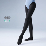 T&uuml;drukute valged tantsusukkp&uuml;ksid &ndash; kevad/s&uuml;gis stiil iseseisva kolmnurkse jalgevahega 60D Summer Dance Socks, L(120CM-140CM)