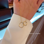 Douyinist inspireeritud elegantne tsirkoonist kaelakee naistele &ndash; kerge luksuslik, mitmek&uuml;lgne ja stiilne X1044 h&otilde;be