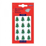 Autocollants strass diamant - Sapins - Paillettes