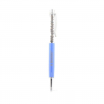 Pierres et Min&eacute;raux. Stylo min&eacute;raux Bronzite du Br&eacute;sil. Couleur Bleu.