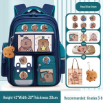 Capybara koolikott: Armas, mahukas seljakott algkooli poistele ja t&uuml;drukutele large