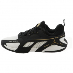 Air Jordan Heir PF Klassikalised Unisex tossud Must Valge Metallik-Kuld FQ3859-007 40