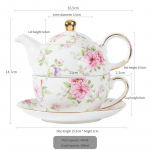 Keraamiline ema ja lapse pottide komplekt Kodu Loov k&otilde;rge temperatuurikindel peen lilleline teekann P&auml;rastl&otilde;unane tee kohvikann