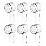 6 tk hambaharjapea tolmukindlad katted ventilatsiooniava kujundusega toidukvaliteediga BPA vaba korduvkasutatavad kaitsvad tolmukindlad katted IO-seeria jaoks puhas