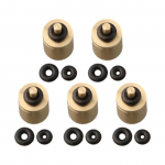 Messingist gaasi t&auml;itmise adapter Gaasi t&auml;itmise adapterid Kollane