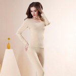 Naiste s&uuml;gis- ja talvine salendav modaalne termokost&uuml;&uuml;m: Puuvillane kampsuni ja p&uuml;kste komplekt XXL