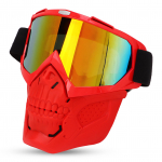 Mootorratta Kolju Prillid N&auml;okaitse Maantees&otilde;iduks Tuulekindlad Kiivri Prillid Prillid N&auml;oga punane