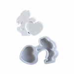 Lihav&otilde;tteteemaline ornamentvorm Paindlik silikoonvorm k&uuml;&uuml;liku kujukeste kaunistamiseks kipsvormi ehete valmistamise tarvikud 1