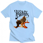 Teddy Swims T-s&auml;rk O-kaelusega Grunge T-s&auml;rk L&uuml;hikeste varrukatega Hip Hop Puuvillane T-s&auml;rk Graafilise tr&uuml;kiga Vintage R&otilde;ivad XL