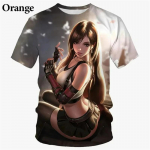 Anime m&auml;ngu 3D-prinditud meeste T-s&auml;rgid, seksikate t&uuml;drukute graafikaga O-kaelusega unisex Y2k populaarseimad Harajuku meeste r&otilde;ivad S