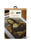 DMC x Louvre'i muuseumi kollektsioon Tikkimiskomplekt Da Vinci Mona Lisa L&otilde;petatud suurus Laius 24 cm x K&otilde;rgus 14 Count Juhised kaasas 35,5 cm BK1970/81 gray