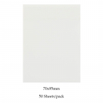 L&auml;bipaistvad kleepuvad m&auml;rkmeplaadid veekindlad isekleepuvad memom&auml;rkmikud kooli kontoritarbed kirjatarbed 7x9.5cm valge