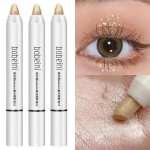 Eyeshadow Stick Lie Silkworm Highlighter Matte Brightening Pearl Eyeshadow Pen Waterproof lasting setting Everyday cosmetics Fashion makeup