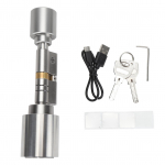 Nutikas Silindrilukk Kaugjuhtimispuldiga Bluetoothi rakenduse parooliga avamine V&otilde;tmevaba sisenemine S&otilde;rmej&auml;lje silindrilukk