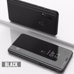 Luksuslik peegel, selge vaatega meigi&uuml;mbris, &uuml;mberp&ouml;&ouml;ratav alus, kaitsekate iPhone'i jaoks Samsung Huawei Xiaomi Samsung Galaxy M13/F13 must