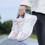 Niu Badao Unisex Fitness- ja tantsukingad, Laste-vanemate jooksujalatsid, Mudel 231031 40 (Choose a size up for wide, high instep) valge