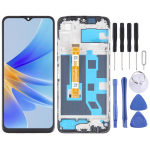 OEM LCD-ekraan OPPO A17 jaoks, digitisaator, t&auml;iskomplekt koos raamiga