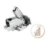 Riistvara 165-kraadine h&uuml;drauliline kokkupandav siibri puhver ukse hinged akna lisatarvikud m&ouml;&ouml;blitarvikud Full Overlay