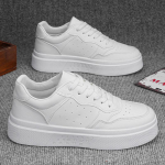 Suvised meeste kingad uued hingavad v&auml;ikesed valged kingad poiste trend mitmek&uuml;lgsed platvorm spordijalatsid vabaaja lauajalatsid trendikad kingad 44