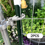 2 Pieces T Post Gate Hinge Pins ,Heavy Duty Gates Hanger, Easy to Install ,Hinges Target Hanger for