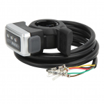 6 juhtmega gaasihoob koos ONOFF l&uuml;litiga aku indikaatoriga 22 mm ava elektrijalgratta jaoks