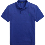Polo Ralph Lauren &Uuml;hev&auml;rviline logoga tikitud kitsa l&otilde;ikega l&uuml;hikeste varrukatega polos&auml;rk Meeste &uuml;laosad Sinine MNPOKNI1N821164-401 S
