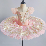 T&auml;iskasvanud Lapsed Lille&otilde;ied Professionaalne Balleti Tutu Kleit Naised Printsess Tald Pannkook J&auml;&auml;printsess Ballerina Lava Tantsukost&uuml;&uuml;m 160cm roosa