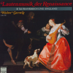 LP-plaat WALTER GERWIG - Renessansi lautomuusika v&otilde;lu Vol ULS3295H HARMONIA MUNDI 1974 Jaapan Obi Klassikaline Kasutatud gray