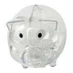 Multikas hoiup&otilde;rsas l&auml;bipaistev plastikust rahakast, suure mahutavusega m&uuml;ndi sularahakonteiner, lastele t&auml;iskasvanutele m&otilde;eldud rahas&auml;&auml;stlik &uuml;mbris hoiupurgi kaunistus