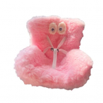 Nukuvankriistme &otilde;hutusklambri ja lauaarvuti nukuturvatooliga, v&otilde;luv autoornament nukkude kollektsion&auml;&auml;ridele ja f&auml;nnidele sinine