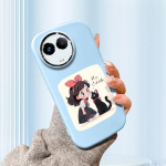 T&auml;isv&auml;rviline h&otilde;bedase servaga objektiiv Rasvane korpus Pehme TPU vedel silikoonkate P&otilde;rutuskindel telefoni&uuml;mbris OPPO Reno Realme OnePlusi jaoks Realme Note 50 roosa