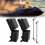 2 Pieces Boat Fender Black Protector Professional Easy to Store Convenient High Performance for