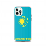 Coque iPhone &ndash; Kasahstan &ndash; Drapeau officiel &ndash; Supp &ndash; Mitmev&auml;rviline &ndash; &Uuml;hilduv iPhone 12 Pro