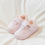 Poiste pehme tallaga libisemiskindlad v&auml;ikelaste kingad beebit&uuml;drukute nahast kingad kerged spordijalatsid 21 roosa