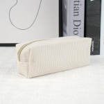 Vintage Lihtne &Uuml;hev&auml;rviline Sametist Pinal Suure Mahutavusega Kirjatarvete Hoiukott Koolitarbed