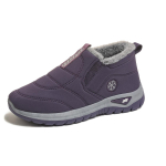 Talvised naiste lumesaapad, fliisvoodriga ja paksendatud sooja puuvillaga voodriga, libisemiskindlad, veekindlad ja &otilde;likindlad, mugavad ema saapad 42 lilla