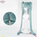 Miku Rascal Cosplay Parukas 96cm Pikkade Patsidega Parukad Kuumakindel S&uuml;nteetiline Juuksed Halloweeni Peo Rollim&auml;ngu Parukad+parukakate