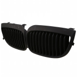 2 tk auto esiosa iluv&otilde;re keskmine neer mattmust iluv&otilde;re BMW 1. seeriale E81 118d 116i 123d 130i 3-ukseline 2007 2008 2009-2011