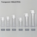 100&ndash;650 ml ruudukujuline pudel vedelseep vahustatud vahukommi punktid villimis&scaron;ampoon kreem du&scaron;igeel pump pudelid seebidosaator 100ml