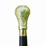 Antiikstiilis Viktoriaanlik Vanaaegne Disainer Messingist K&auml;epidemega Kepp Puidust Jalutuskepp M aero