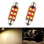 Futwod T10 41 LED-iga salongivalgusti, pirni v&auml;rv, LED-pirn, T10, 41mm, LED, Salong T10 x 41mm valge