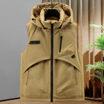 Suured suurused L-8XL Mood Talvised Meeste Mantlid Veekindlad Paksud Soojad Vestid Kapuutsiga Vabaaja Varrukateta Joped 3XL