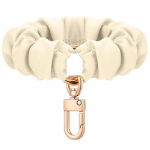 Elegant v&otilde;tmehoidja kaunistus reguleeritava k&auml;epaelaga, nahast scrunchie v&otilde;tmehoidja elastse k&auml;erihmaga naistele