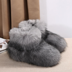 Naiste Talvised Lumesaapad V&auml;litingimustes Luksuslikud Karvased Kunstlikust Rebasekarusnahast Saapad Naine Pl&uuml;&uuml;sist Soojad Platvormkingad Uus Mood Saapad Suur Suurus 42