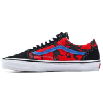 Krooked x Vans Skate Old Skool Natas Ray Barbee jaoks Unisex Tossud Must K&otilde;rbepunane VN0A5FCBAPC 36.5