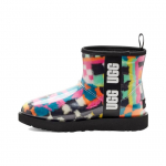 UGG Classic Clear Mini Saabas Must Mitmev&auml;rviline Ruuduline Naiste Tossud 1135530-BLKM 36