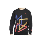 Jordan Sport DNA Kootud &Uuml;mmarguse Kaelusega Dressipluus Meeste Topp Must CZ5468-010 XS